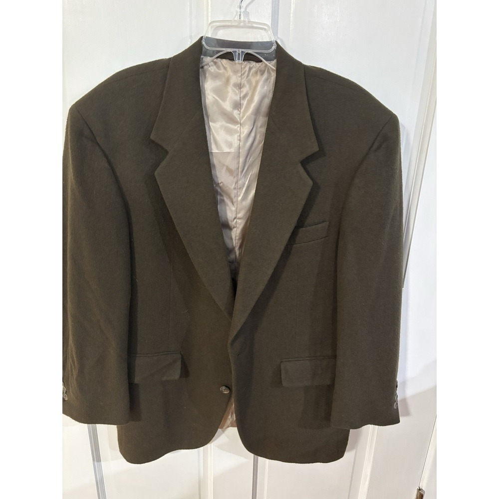 Vintage Mark Shale 41R 100% Camel Hair Blazer Brown